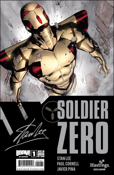 Soldier Zero issue 1-I Trevor Hairsine Hastings Exc Metallic Cover 1/1500