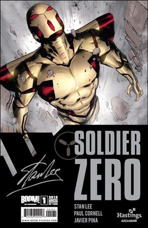 Soldier Zero issue 1-I Trevor Hairsine Hastings Exc Metallic Cover 1/1500