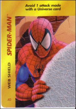 Marvel OverPower (Base Set) card nn199 Spider-Man: Web Shield