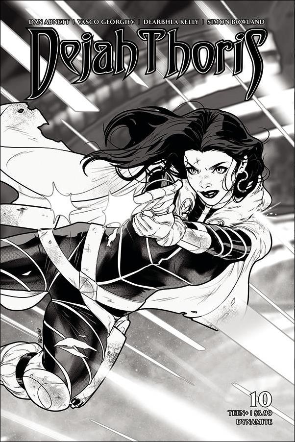 Dejah Thoris (2019) issue 10-L Vasco Georgiev 1:25 Black & White Cover