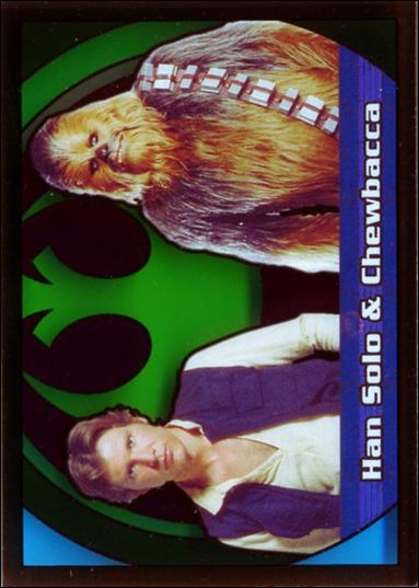 Star Wars Evolution Update Edition (Galaxy Crystal Subset) card G5 Han Solo & Chewbacca