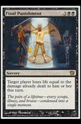 Magic the Gathering: 9th Edition (Base Set) card 131 Final Punishment