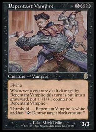 Magic the Gathering: Odyssey (Base Set) card 157 Repentant Vampire
