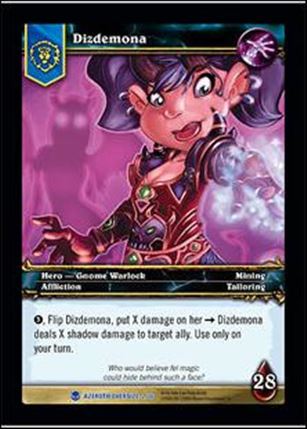 World of Warcraft: Heroes of Azeroth (Oversized Hero Subset) card 2 Dizdemona