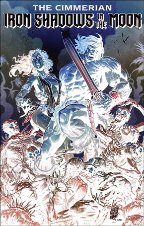Cimmerian: Iron Shadows in the Moon issue 1-H Brian Level 1:30 Negative Art Cover