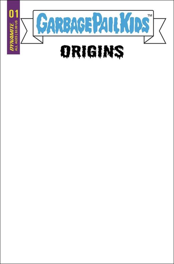Garbage Pail Kids: Origins issue 1-E Blank Authentix Cover