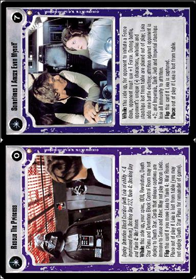 Star Wars: Special Edition Limited (Base Set) card 301 Rescue The Princess / Sometimes I Amaze Even....