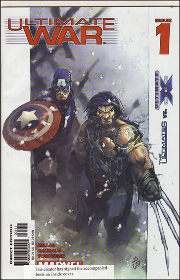 Ultimate War issue 1-B Dynamic Forces (Signed by Mark Millar) 1/699