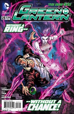 Green Lantern (2011) issue 23 Billy Tan Cover