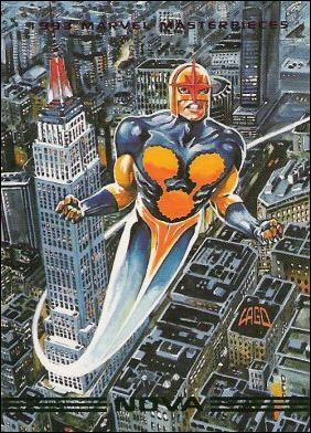 1993 Marvel Masterpieces (Base Set) card 83 Nova