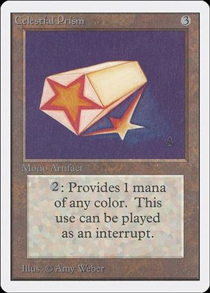 Magic the Gathering: Unlimited (Base Set) card 235 Celestial Prism