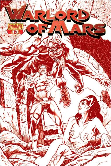 Warlord of Mars issue 6-E Stephen Sadowski 1:10 Martian Red Cover