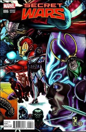 Secret Wars issue 6-B Simone Bianchi 1:20 Connecting Cover