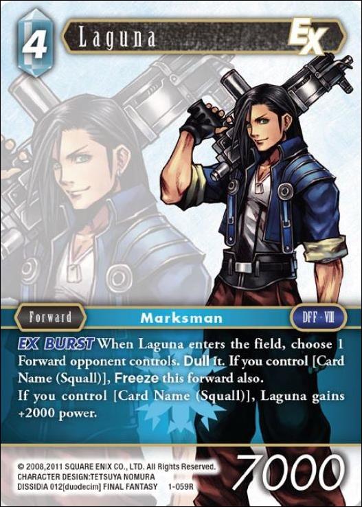 Final Fantasy Trading Card Game: Opus I (Base Set) card 059R Laguna