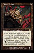 Magic the Gathering: Onslaught (Base Set) card 311 Tribal Golem