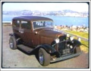 New Zealand Rod and Custom Cars (Base Set) card 7 32 Ford Tudor