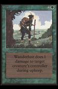 Magic the Gathering: Limited Edition Beta (Base Set) card 227 Wanderlust