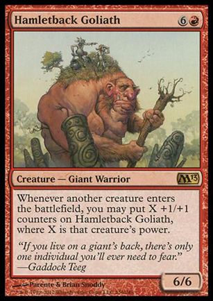 Magic the Gathering: 2013 Core Set (Base Set) card 136 Hamletback Goliath