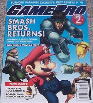 GamePro issue 233-B Mario and Snake Cover - Newsstand Edition