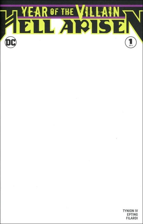 Year of the Villain: Hell Arisen issue 1-C Blank/Sketch Cover
