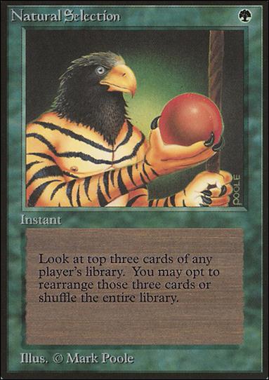 Magic the Gathering: Limited Edition Beta (Base Set) card 213 Natural Selection
