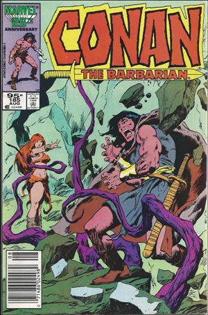 Conan the Barbarian (1970) issue 185-B Canadian Price Cover