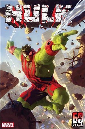 Hulk (2022) issue 6-B Alex Garner Spider-Man 60th Anniversary Cover