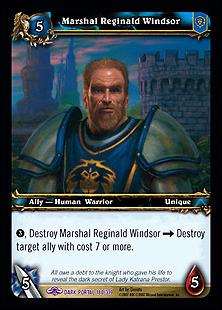 World of Warcraft: Through the Dark Portal (Base Set) card 180 Marshal Reginald Windsor