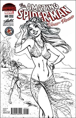 Amazing Spider-Man: Renew Your Vows (2015) issue 5-I J Scott Campbell Stan Lee Collectbles Sketch Cover