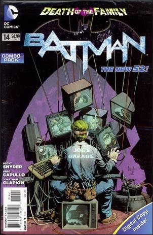 Batman (2011) issue 14-C Unbagged Greg Capullo Cover Combo Pack