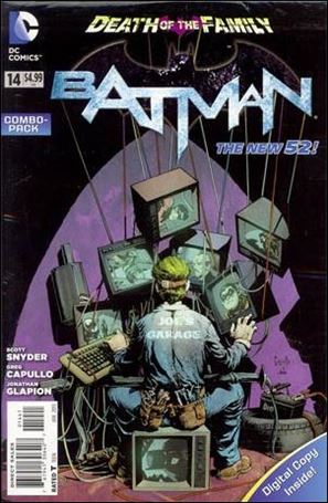 Batman (2011) issue 14-C Unbagged Greg Capullo Cover Combo Pack