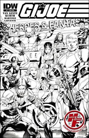 G.I. Joe (2013) issue 5-E Robert Atkins Heroes & Fantasies B&W Cover 1/250