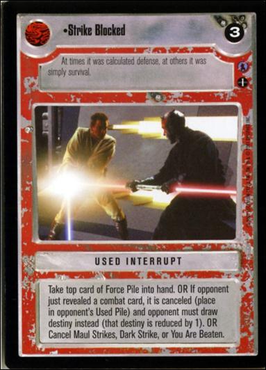 Star Wars: Reflections III (Base Set) card 181 Strike Blocked