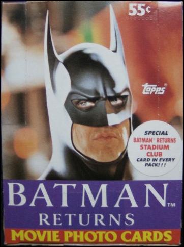Batman Returns card 1 Sealed Box