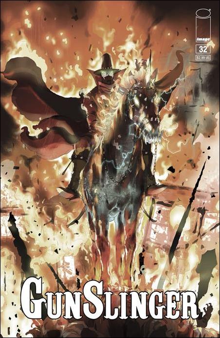 Gunslinger Spawn issue 32-B Keron Grant Cover