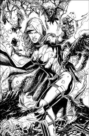 Nocterra issue 7-F Jason Fabok 1:25 Black & White Virgin Cover