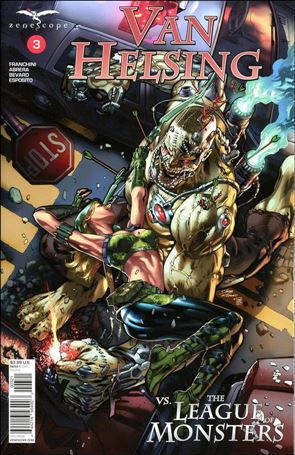 Van Helsing vs the League of Monsters issue 3-B Igor Vitorino Cover