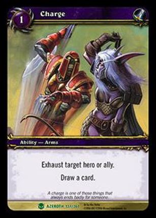 World of Warcraft: Heroes of Azeroth (Base Set) card 137 Charge