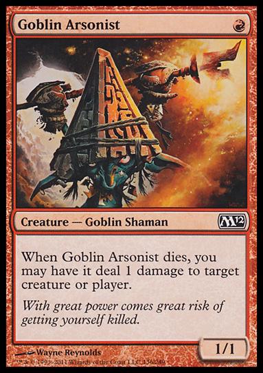 Magic the Gathering: 2012 Core Set (Base Set) card 136 Goblin Arsonist