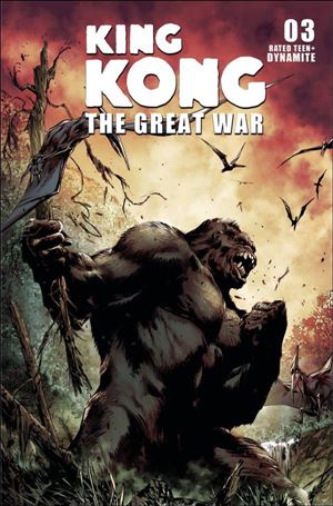 Kong: The Great War issue 3-B Butch Guice Cover