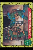 Teenage Mutant Ninja Turtles: Series 1 (Base Set) card 56 Action-Packed Workout!