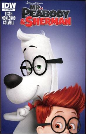 Mr. Peabody & Sherman issue 2-C Animation Art Subscription Cover