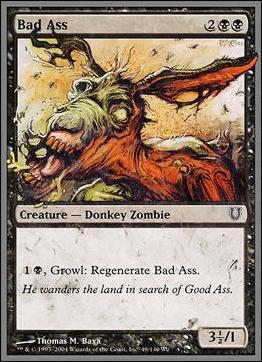 Magic the Gathering: Unhinged (Base Set) card 49 Bad Ass