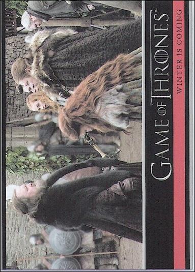 Game of Thrones: Season One (Base Set) card 2 Winter is Coming