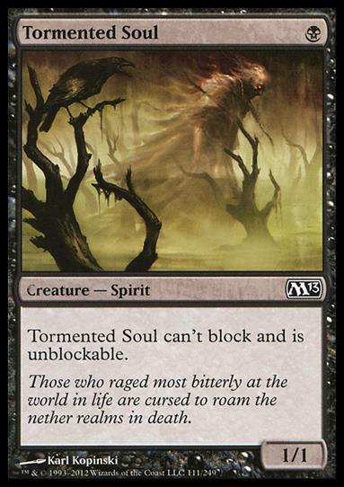 Magic the Gathering: 2013 Core Set (Base Set) card 111 Tormented Soul