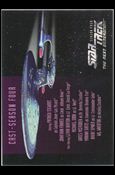 Star Trek: The Next Generation - The Episode Collection Season Four (Base Set) card 402 Cast/Production Credits - Season Four