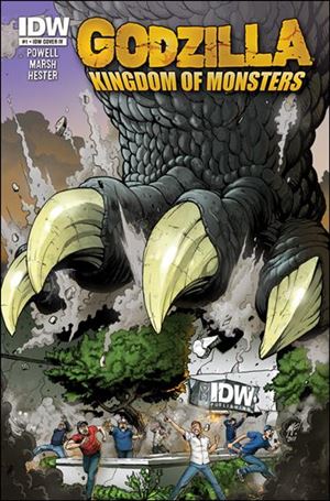 Godzilla: Kingdom of Monsters issue 1-PR IDW Publishing IV Cover 1/500