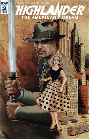 Highlander: The American Dream issue 3 Andrew Griffith Cover