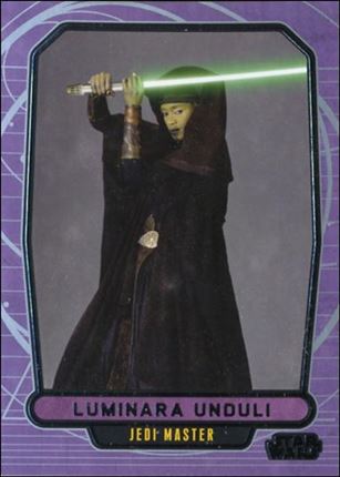 Star Wars Galactic Files (Base Set) card 59 Luminara Unduli Jedi Master