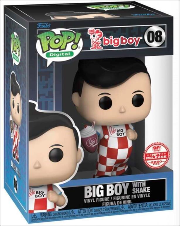 Pop! Digital figure 8 Big Boy with Shake 1/2250